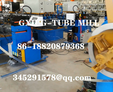金属不锈钢工业水管焊管制管机设备生产线